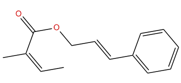 (E)-Cinnamyl (Z)-2-methyl-2-butenoate